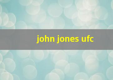 john jones ufc